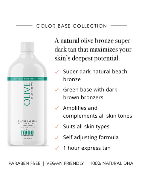 Mine Tan Olive Pro Spray Mist 1L