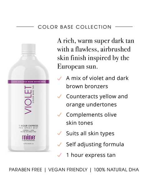 Mine Tan Violet Pro Spray Mist