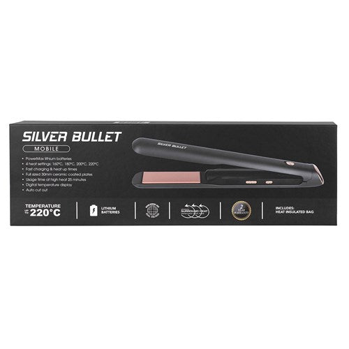 Silver Bullet Mobile Cordless Hair Straightener