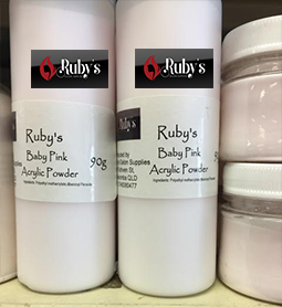 Ruby's Acrylic Powder - Baby Pink 90g