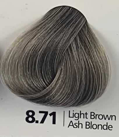 True Eco Colour 8.71 Light Brown Ash Blonde 100ml